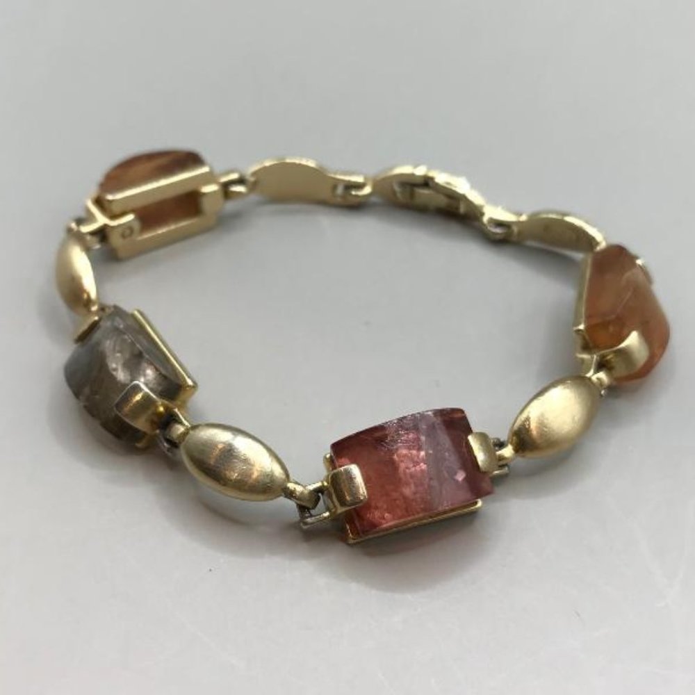 Liz Claiborne Multi Color Acrylic Gems Bracelet - Picture 2 of 8